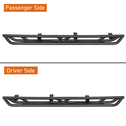 4-Door Running Boards & Tubular Half Doors Combo for 2020-2023 Jeep Gladiator - LandShaker 4x4 LSG.3009+7000 19