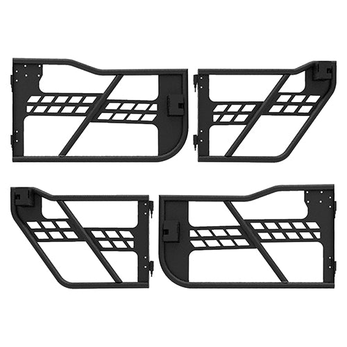 4-Door Running Boards & Tubular Half Doors Combo for 2020-2023 Jeep Gladiator - LandShaker 4x4 LSG.3009+7000 20