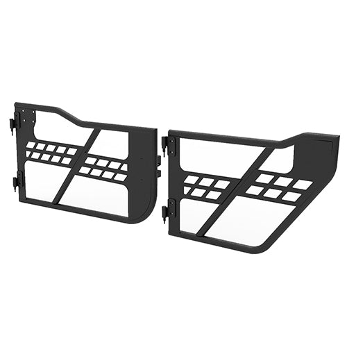 4-Door Running Boards & Tubular Half Doors Combo for 2020-2023 Jeep Gladiator - LandShaker 4x4 LSG.3009+7000 21
