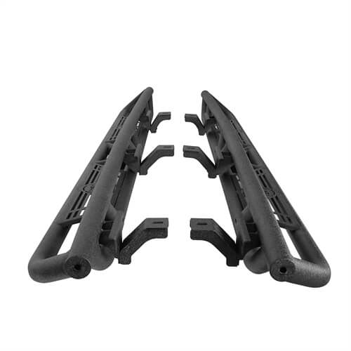 4-Door Running Boards & Tubular Half Doors Combo for 2020-2023 Jeep Gladiator - LandShaker 4x4 LSG.3009+7000 24