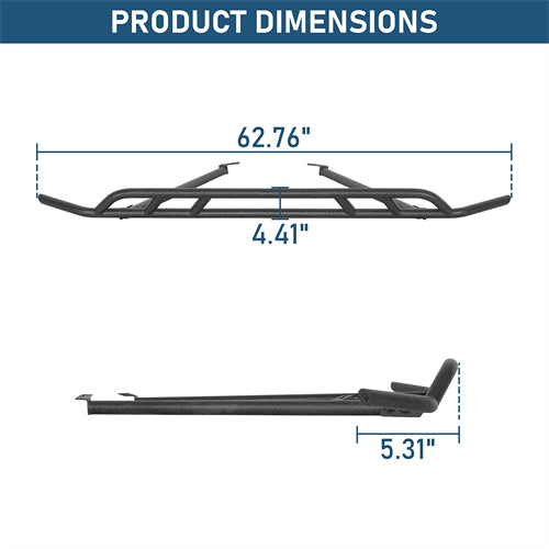 Rear Bumper Rally Tubular Bumper For 2015-2019 Subaru Outback - Landshaker4x4