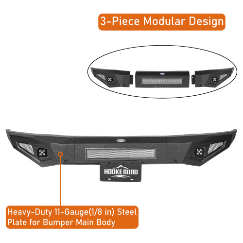 LandShaker Aftermarket Full-Width Front Bumper for 2015-2017 Ford F-150, Excluding Raptor lsg8282 8