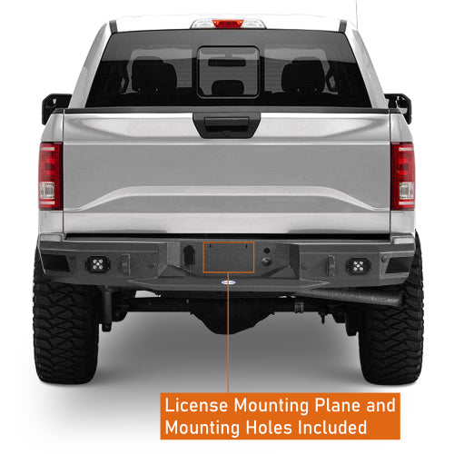 LandShaker Aftermarket Rear Bumper for 2018-2020 Ford F-150 , Excluding Raptor lsg8259 12