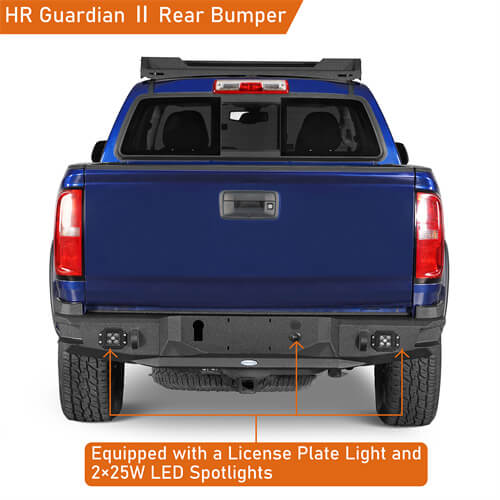 Aftermarket Rear Bumper For 2015-2022 Chevy Colorado GMC Canyon (Excluding ZR2 Models) - LandShaker