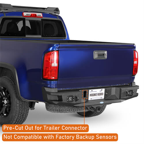 Aftermarket Rear Bumper For 2015-2022 Chevy Colorado GMC Canyon (Excluding ZR2 Models) - LandShaker