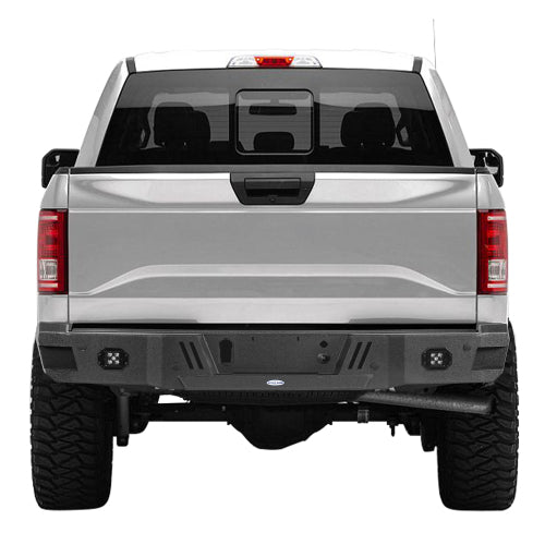 LandShaker Aftermarket Rear Bumper w/25w LED spotlights for 2018-2020 Ford F-150 Excluding Raptor lsg8260 2
