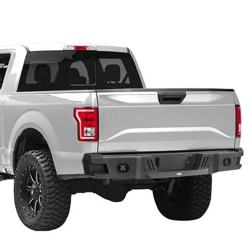 LandShaker Aftermarket Rear Bumper w/25w LED spotlights for 2018-2020 Ford F-150 Excluding Raptor lsg8260 3