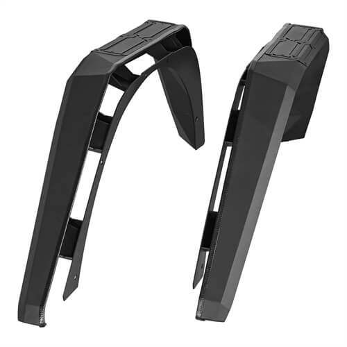 Road Trip Aluminum Rear Fender Flares For 2018-2024 Jeep Wrangler JL - LandShaker-lsg3077--3