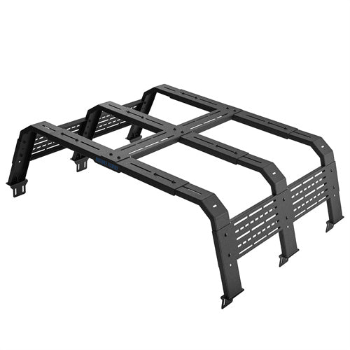 18.8" High Overland Bed Rack For 2007-2023 Toyota Tundra / 2005-2023 Tacoma(6' Bed) / 2009-2023 Ford F-150 & Raptor / 2009-2023 Ram 1500 - Landshaker4x4