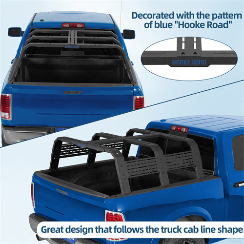 18.8" High Overland Bed Rack For 2007-2023 Toyota Tundra / 2005-2023 Tacoma(6' Bed) / 2009-2023 Ford F-150 & Raptor / 2009-2023 Ram 1500 - Landshaker4x4