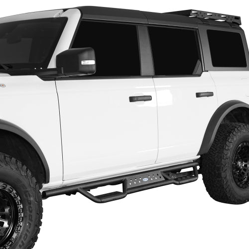LandShaker Bronco Nerf Side Step Bars for 2021-2023 Ford Bronco 4-Door lsg8901s 3