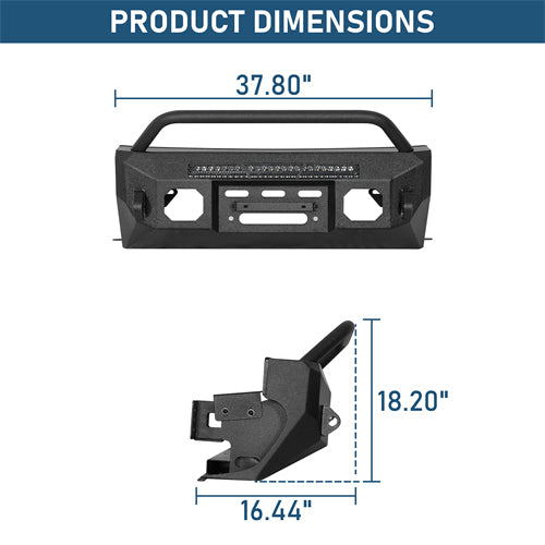 Blink Stubby Front Bumper For 2010-2013 Lexus GX460 - Landshaker4x4