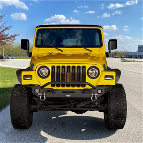 Different Trail Front Bumper & Rear Bumper Combo for 1997-2006 Jeep Wrangler TJ - LandShaker 4x4 LSG.1010+LSG.1012 5