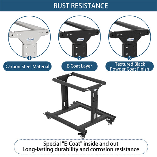 Doors Storage Cart for 2 Doors For 1981-2025 Jeep CJ-8 / Jeep Wrangler YJ TJ JK JL / Gladiator JT / 2021-2025 Ford Bronco - Ultralisk4x4