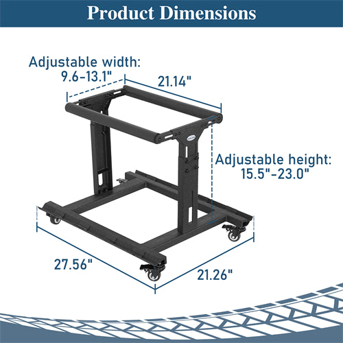 Doors Storage Cart for 2 Doors For 1981-2025 Jeep CJ-8 / Jeep Wrangler YJ TJ JK JL / Gladiator JT / 2021-2025 Ford Bronco - Ultralisk4x4