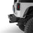 Different Trail Rear Bumper w/Hitch Receiver & LED Lights for 2007-2018 Jeep JK - LandShaker 4x4 l2030s 4