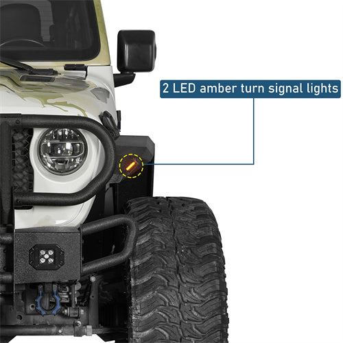 Flat Style Fender Flares For 2020-2025 Jeep Gladiator JT- LandShaker