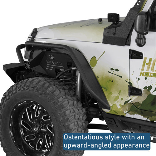 Flux Tubular Fender Flares(07-18 Jeep Wrangler JK)-LandShaker