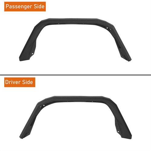 LandShaker Flat Rear Fender Flares for 2020-2023 Jeep Gladiator JT lsg7016s 7