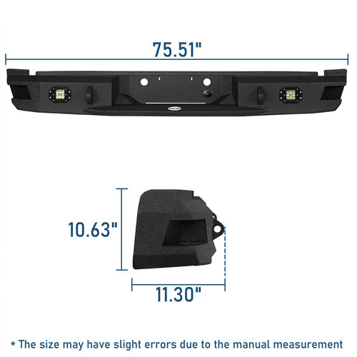 Replacement Rear Bumper (11-16 Ford F-250) - LandShaker