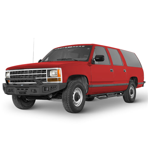 Discovery Ⅰ Front Bumper w/ Winch Plate For 1992-1999 Chevy Suburban Tahoe/GMC Yukon - Landshaker4x4