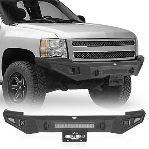Guardian Ⅰ Front Bumper For 2007-2013 Chevy Silverado 1500 2nd Generation - LandShaker-lsg9033-1