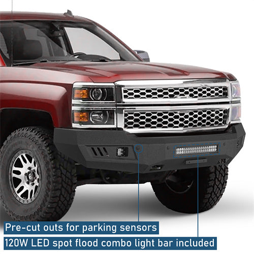 Front Bumper(14-15 Chevy Silverado 1500)-LandShaker