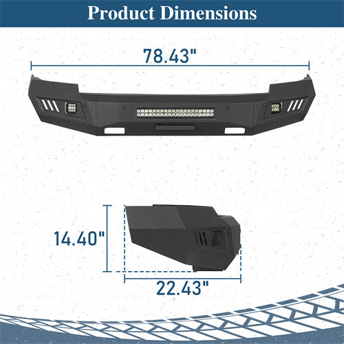 Front Bumper(14-15 Chevy Silverado 1500)-LandShaker