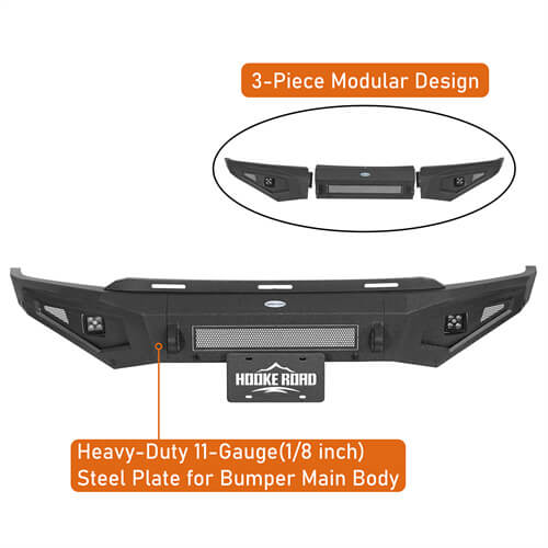 Guardian Ⅰ Front Bumper For 2021-2023 Ford F-150 - LandShaker-lsg8301-9