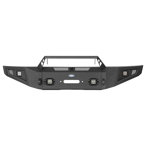 Full Width Front Bumper with Angled Hoop(09-14 Ford F-150,Excluding Raptor)-LandShaker