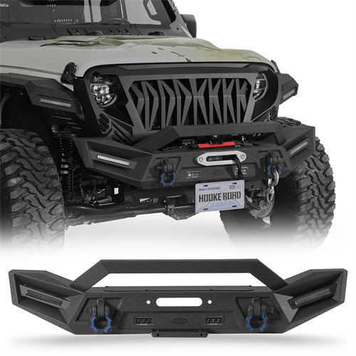 Off-road Front Bumper For 2018-2025 Jeep Wrangler JL & Gladiator JT - Landshaker4x4