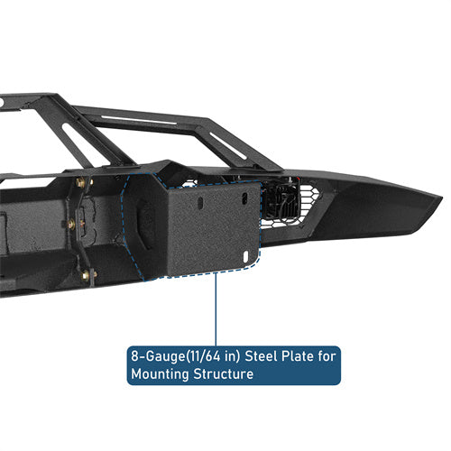 Off-Road Front Bumper For 2019-2024 Ram 1500(Excluding EcoDiesel, Rebel & TRX, Classic Models) - LandShaker