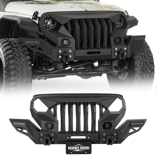 Jeep JL Mad Max Front Bumper & Rear Bumper Combo(18-25 Jeep Wrangler JL)-LandShaker