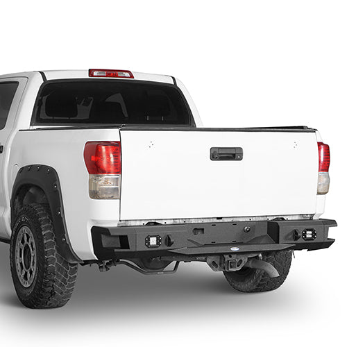 Front Bumper w/Hoop & Rear Bumper for 2007-2013 Toyota Tundra - LandShaker 4x4 LSG.5200+5201 7