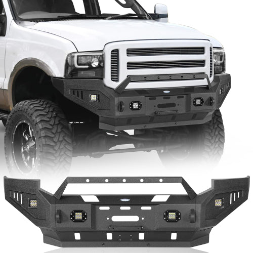 LandShaker Front Bumper w/ Winch Plate for 2005-2007 Ford F-250 lsg8505 1