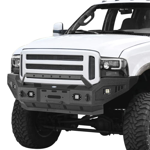LandShaker Front Bumper w/ Winch Plate for 2005-2007 Ford F-250 lsg8505 3