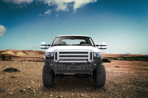 LandShaker Front Bumper w/ Winch Plate for 2005-2007 Ford F-250 lsg8505 4