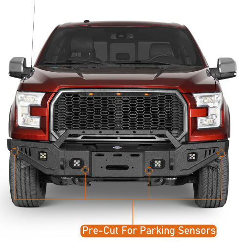 LandShaker Full-Width Front Bumper for 2015-2017 Ford F-150, Excluding Raptor lsg8280 11