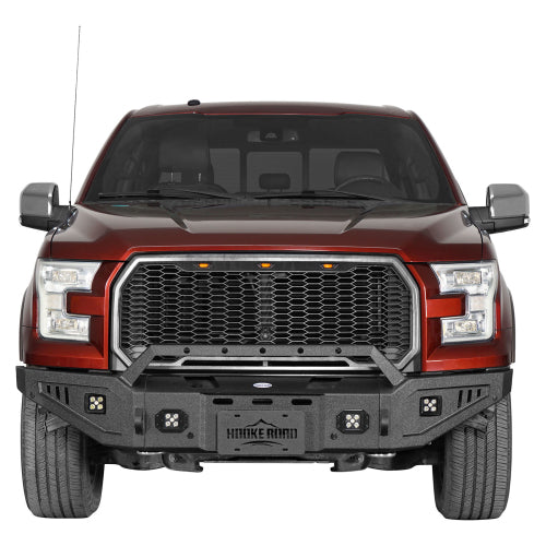 LandShaker Full-Width Front Bumper for 2015-2017 Ford F-150, Excluding Raptor lsg8280 3