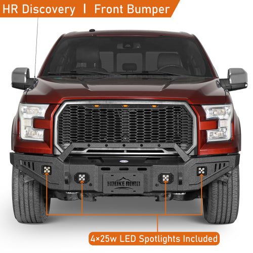 LandShaker Full-Width Front Bumper for 2015-2017 Ford F-150, Excluding Raptor lsg8280 8