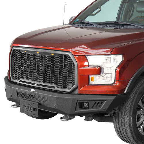 LandShaker Full-Width Front Bumper for 2015-2017 Ford F-150, Excluding Raptor lsg8281 2