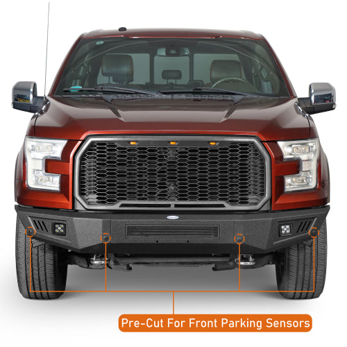 LandShaker Full-Width Front Bumper for 2015-2017 Ford F-150, Excluding Raptor lsg8281 9