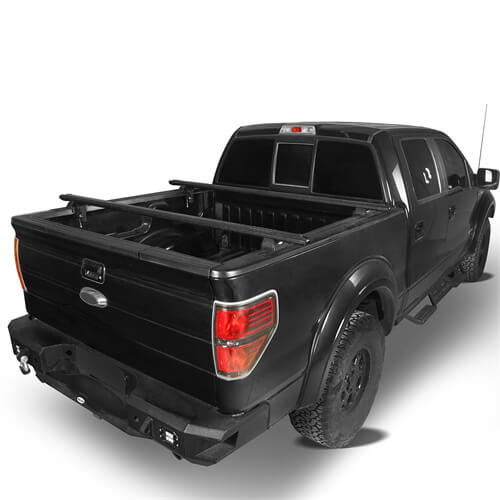Heavy Duty Aluminum Truck Bed Rack Low Profile Adjustable Crossbars Rack For All Common Trucks - LandShaker4x4