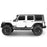 Jeep JK Body Armor Cladding for 2007-2018 Jeep Wrangler JK 4 Door - LandShaker 4x4 ls2045s 2