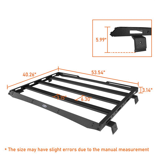 LandShaker Jeep JT Cargo Roof Rack for 2020-2023 Jeep Gladiator JT Hardtop lsg7011s 5