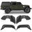 Jeep JT Front & Rear Inner Fender Liners for Jeep Gladiator JT - LandShaker 4x4 ls70127013s 1