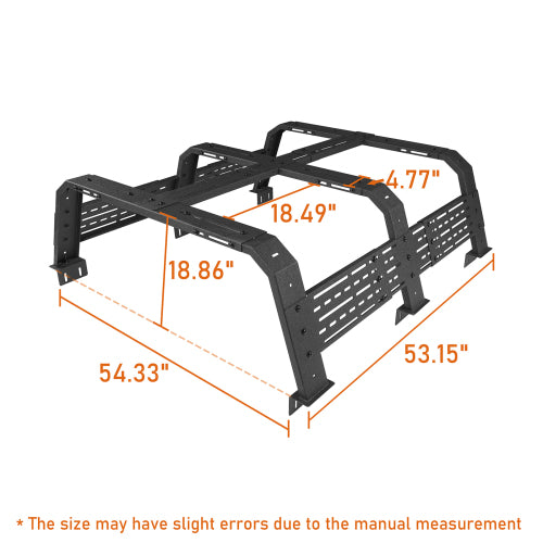 LandShaker18.8" High Overland Bed Rack for Toyota Tacoma & Tundra lsg9905s 6