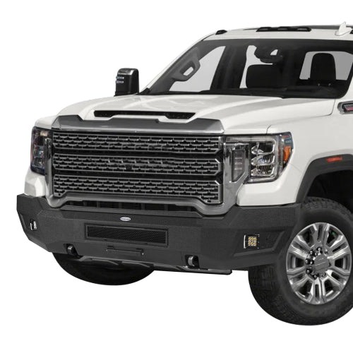 LandShaker Aftermarket Front Bumper w/ LED Spotlights for 2020-2023 GMC Sierra 2500HD lsg9200 2