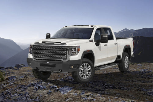 LandShaker Aftermarket Front Bumper w/ LED Spotlights for 2020-2023 GMC Sierra 2500HD lsg9200 4
