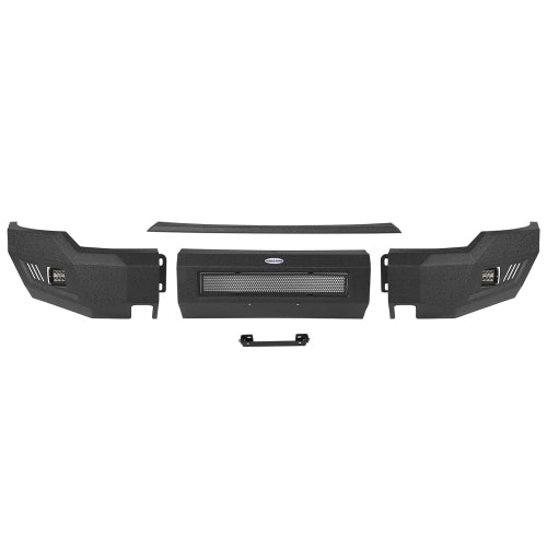 LandShaker Aftermarket Front Bumper w/ LED Spotlights for 2020-2023 GMC Sierra 2500HD lsg9200 8
